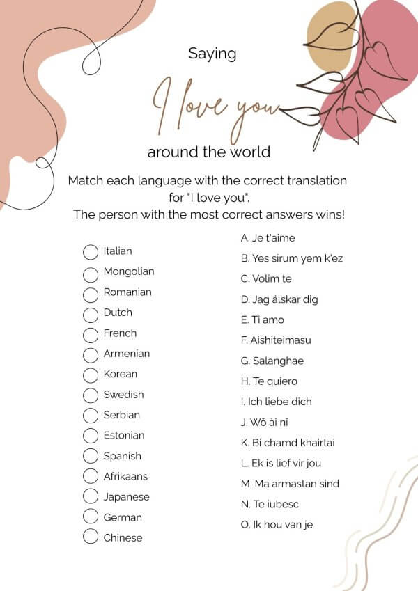 Kitchen Tea Games – Boho Minimalist Canva Template - Image 2