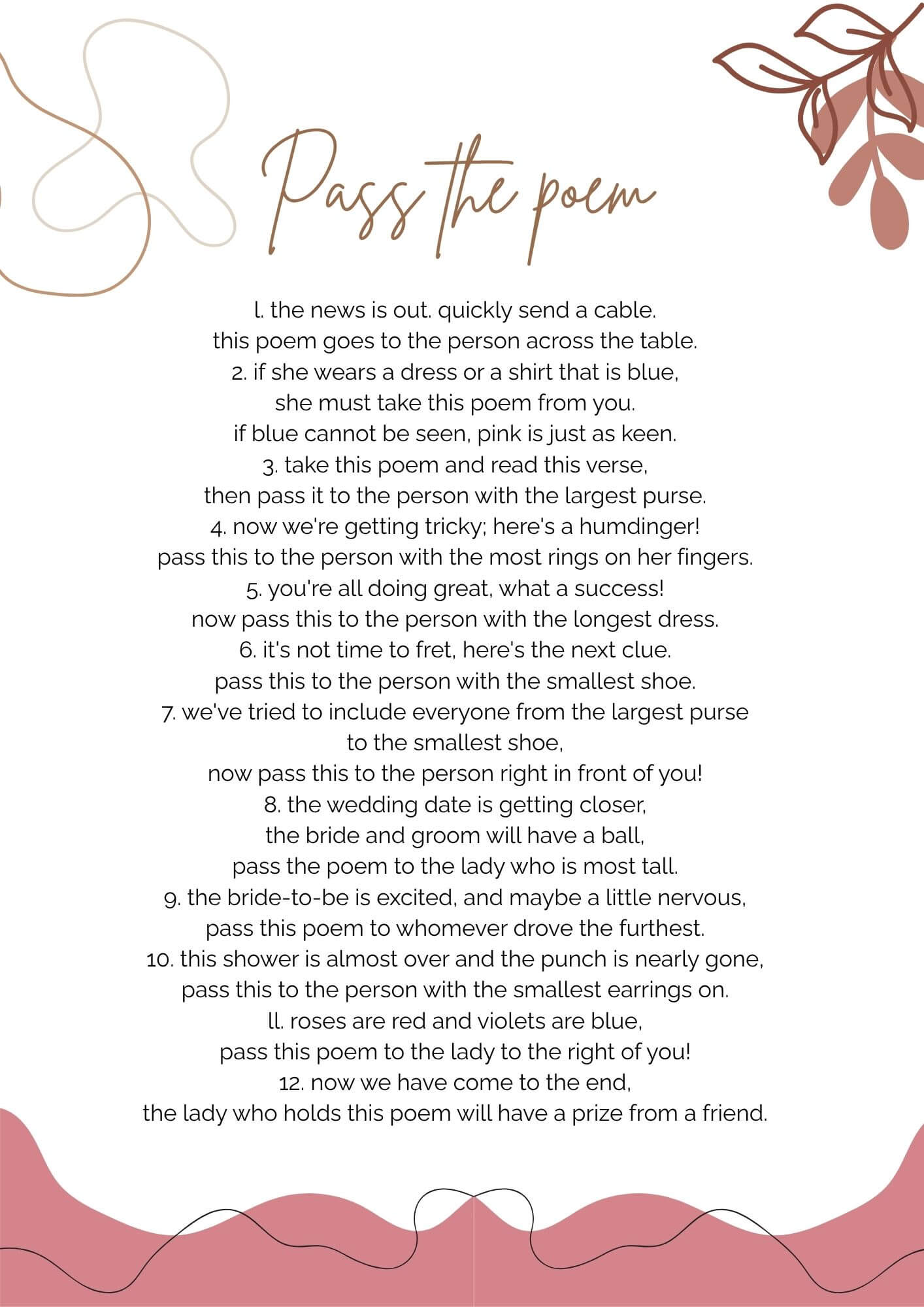 Kitchen Tea Games – Boho Minimalist Canva Template - Image 3